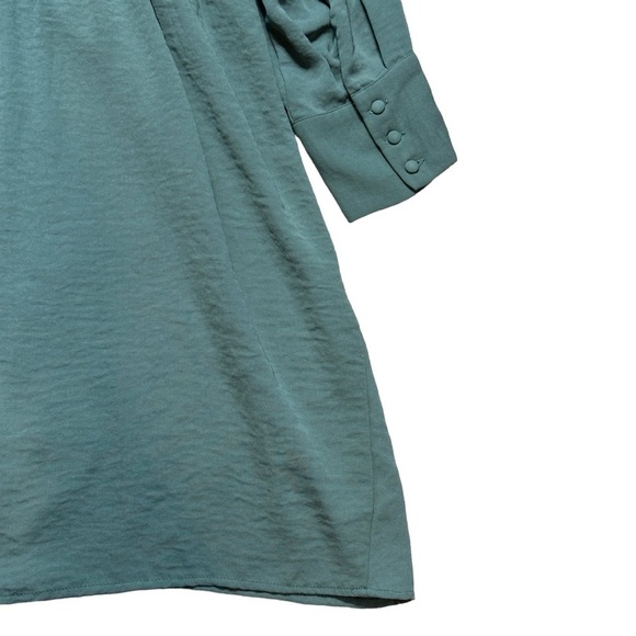 Vero Moda Sage Green Long Sleeve Mini Dress US 14 - Picture 8 of 10